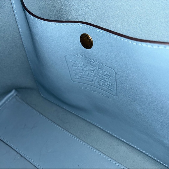 Coach Brooklyn 28 in Bluebell with Matching Wallet - Picture 6 of 11